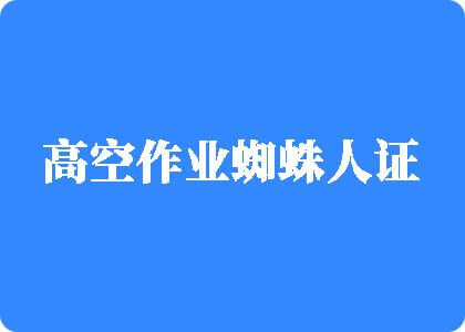 打几把插逼视频高空作业蜘蛛人证